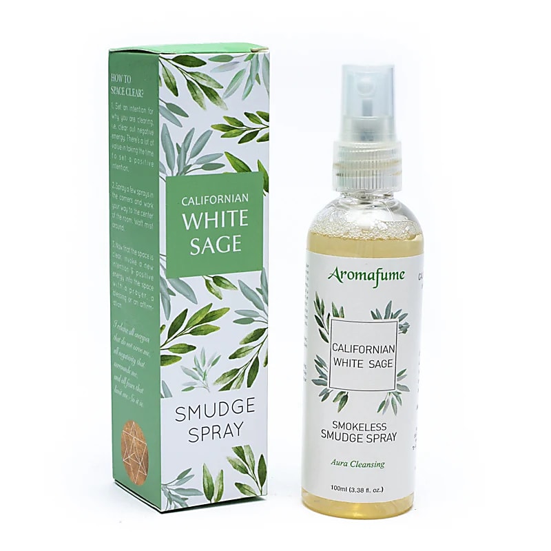 Aromafume Smudge Spray – Vit salvia