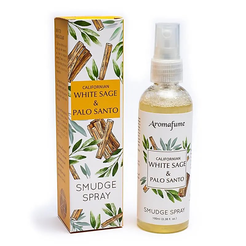 Aromafume Smudge Spray – Weißer Salbei und Palo Santo