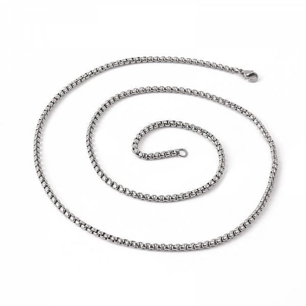 Boxchain 1,5mm Necklace (Silver)