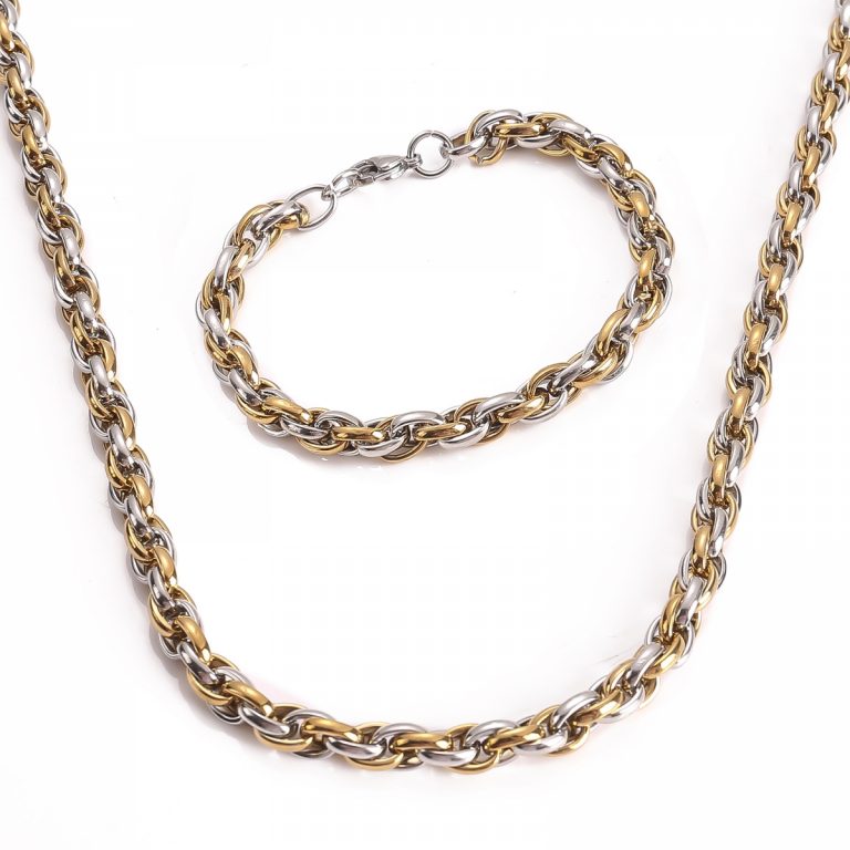 Birka Set - Halskedja & Armband - Dualtone