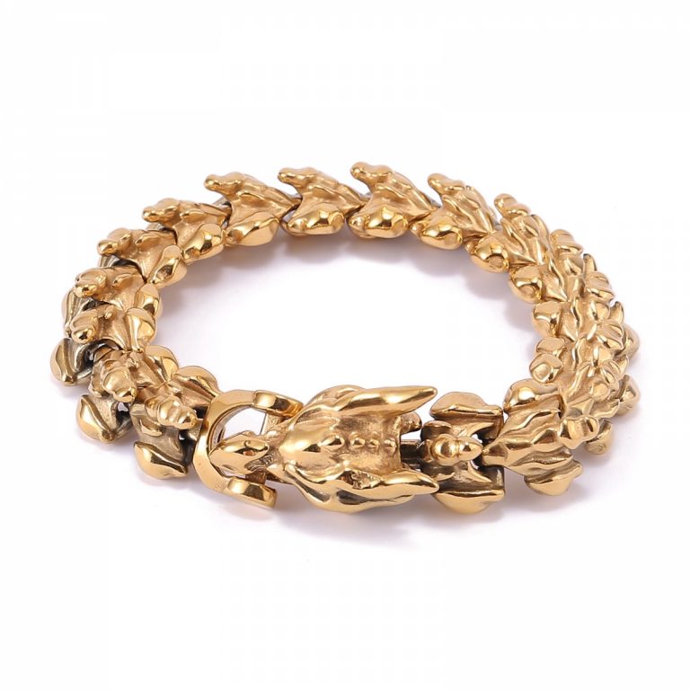 Bracelet "Dragon Bone" (Gold)
