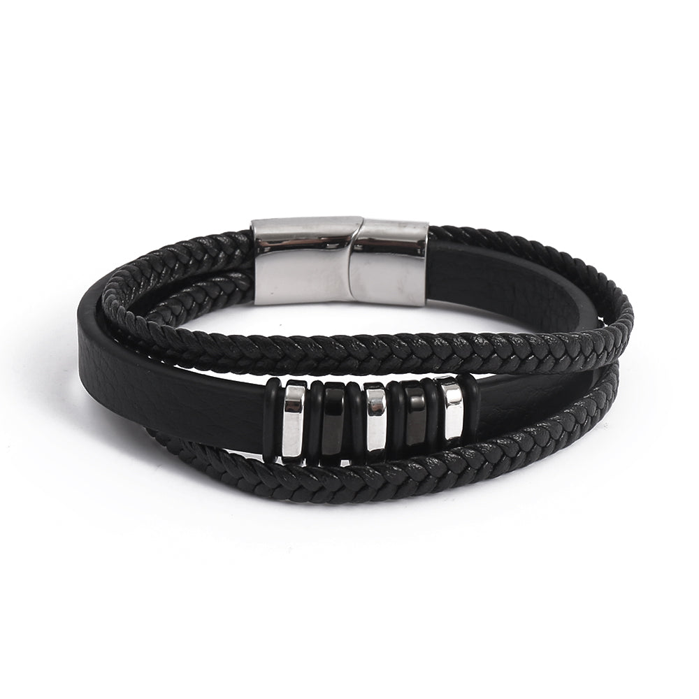 Bergen-Triple Armband (Silber)