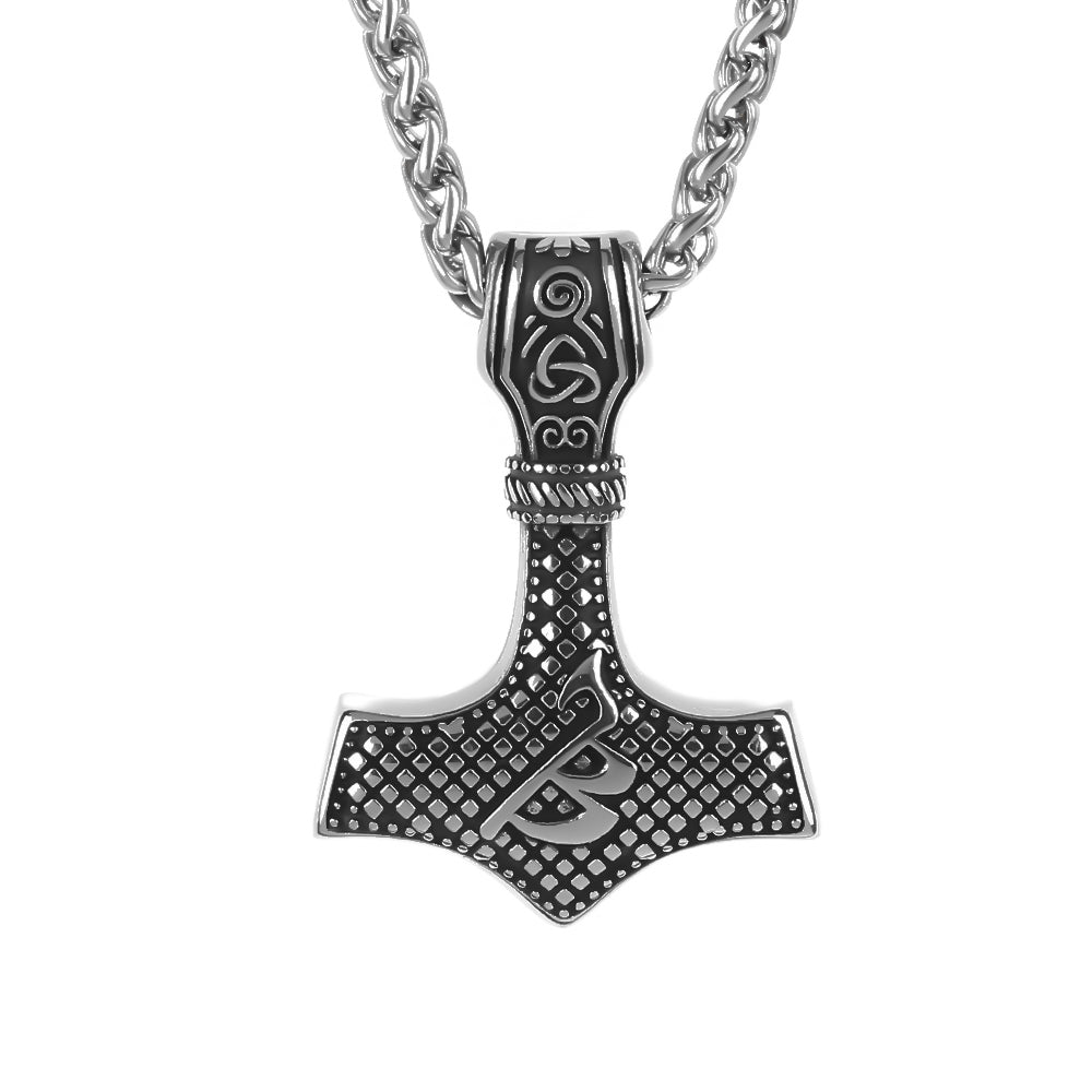 Necklace “Thunder God Mjölnir” (Silver)
