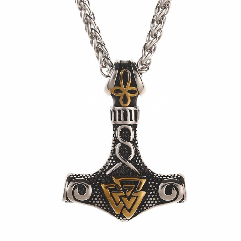 Necklace “Thunderhammer” (Dual Tone)