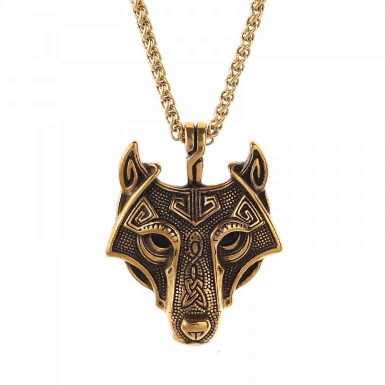 Wolf Necklace “Freki Legacy” (Gold)