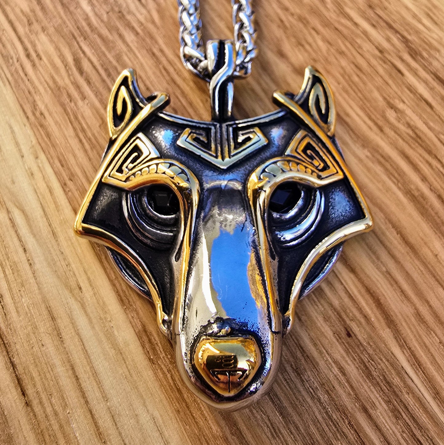 Wolf Necklace “Freki Legacy” (Dual Tone)