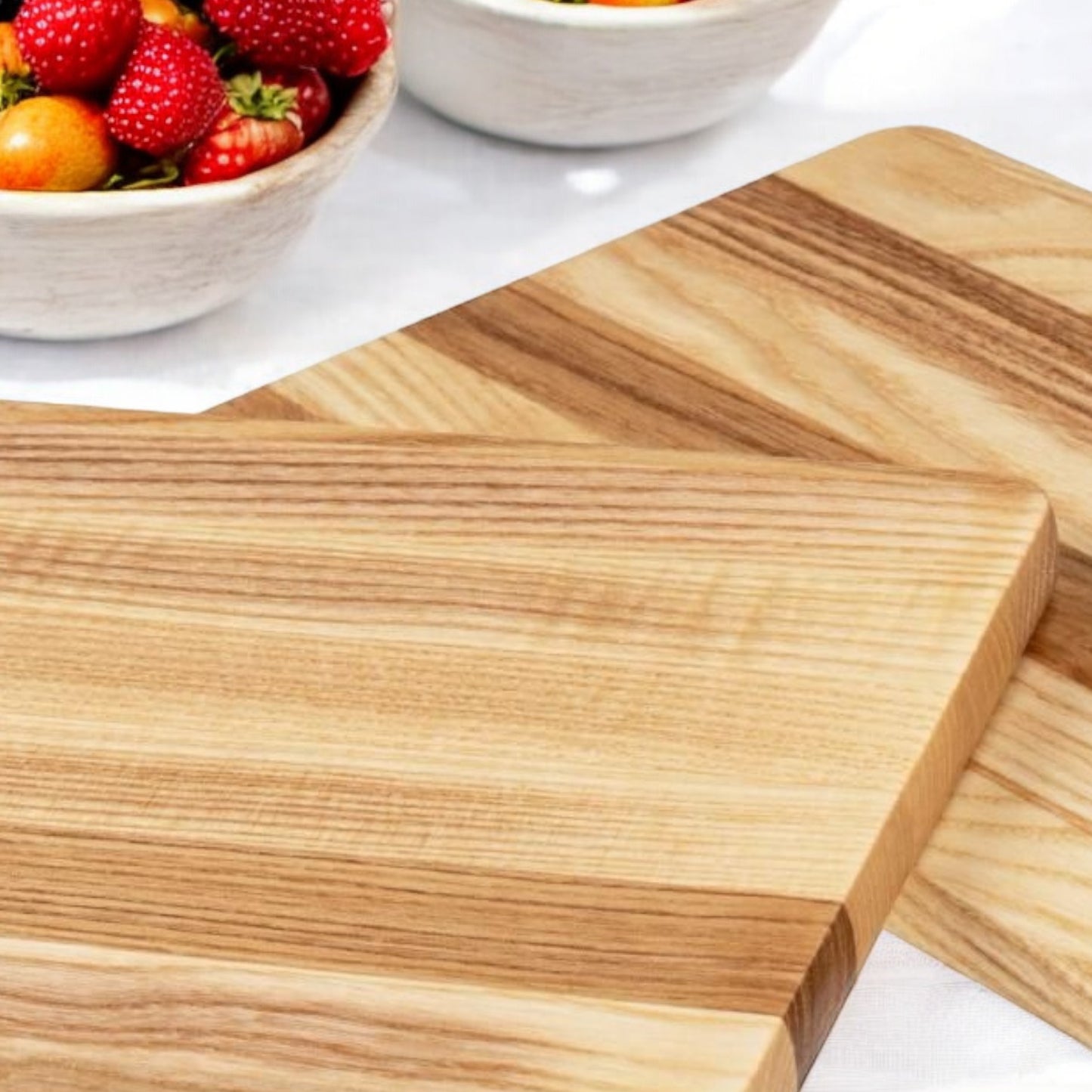 FrukostbrÀda av oljad ask - 26 x 15 x 1,2 cm