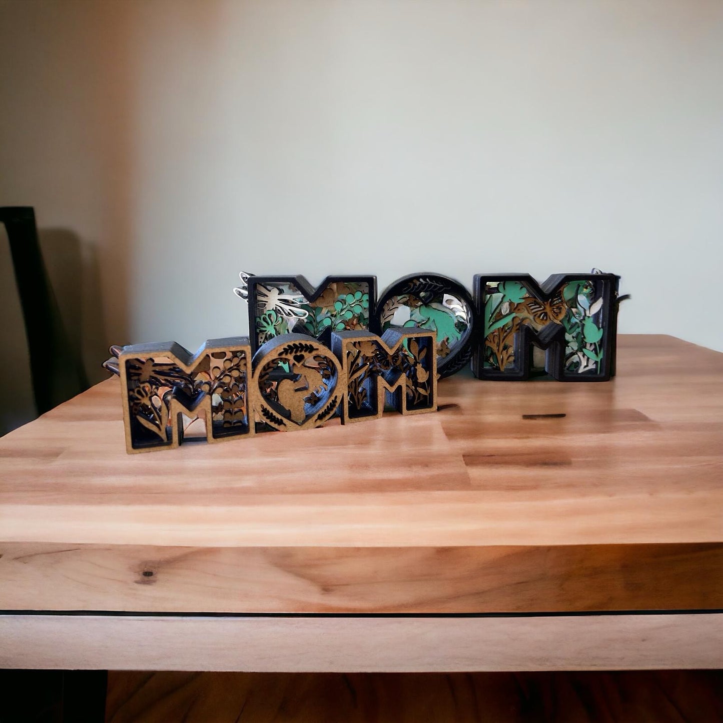 Trädekoration "Mom" Flerlager