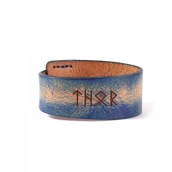„Thor“ Armband aus Premium-Leder, erhältlich in mehreren Farben
