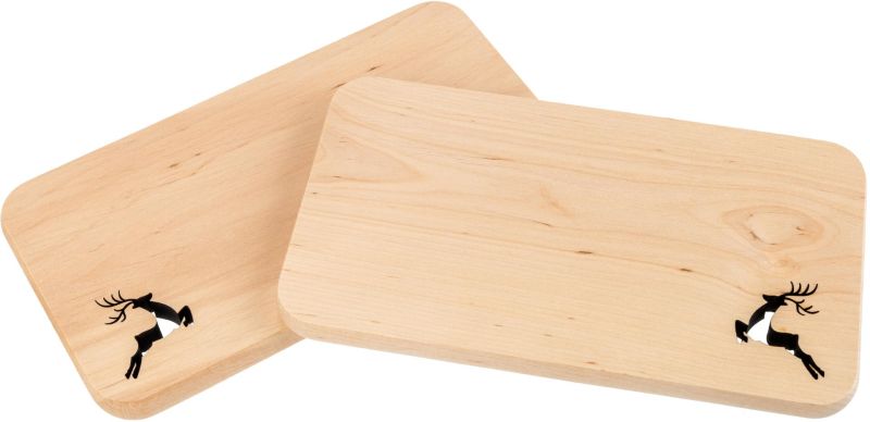 Skärbräda av FSC® al med laserskuren 22,5x12,5cm