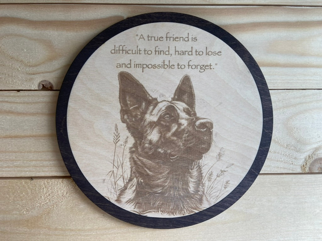 Bild "Jag älskar hundar" &amp; Text