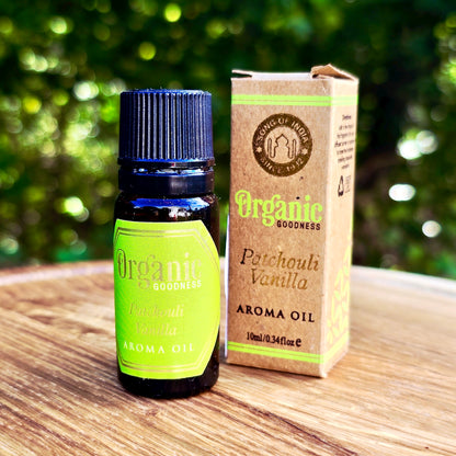 Organisk aromaolja Patchouli-Vanilj, 10ml