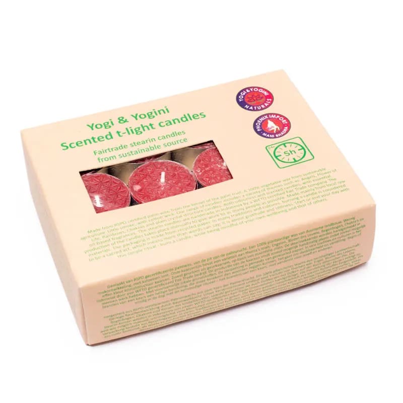 Värmeljus Rose - Livets Blomma