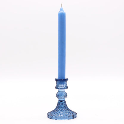 Vintage Ljushållare – Glas Kungblå