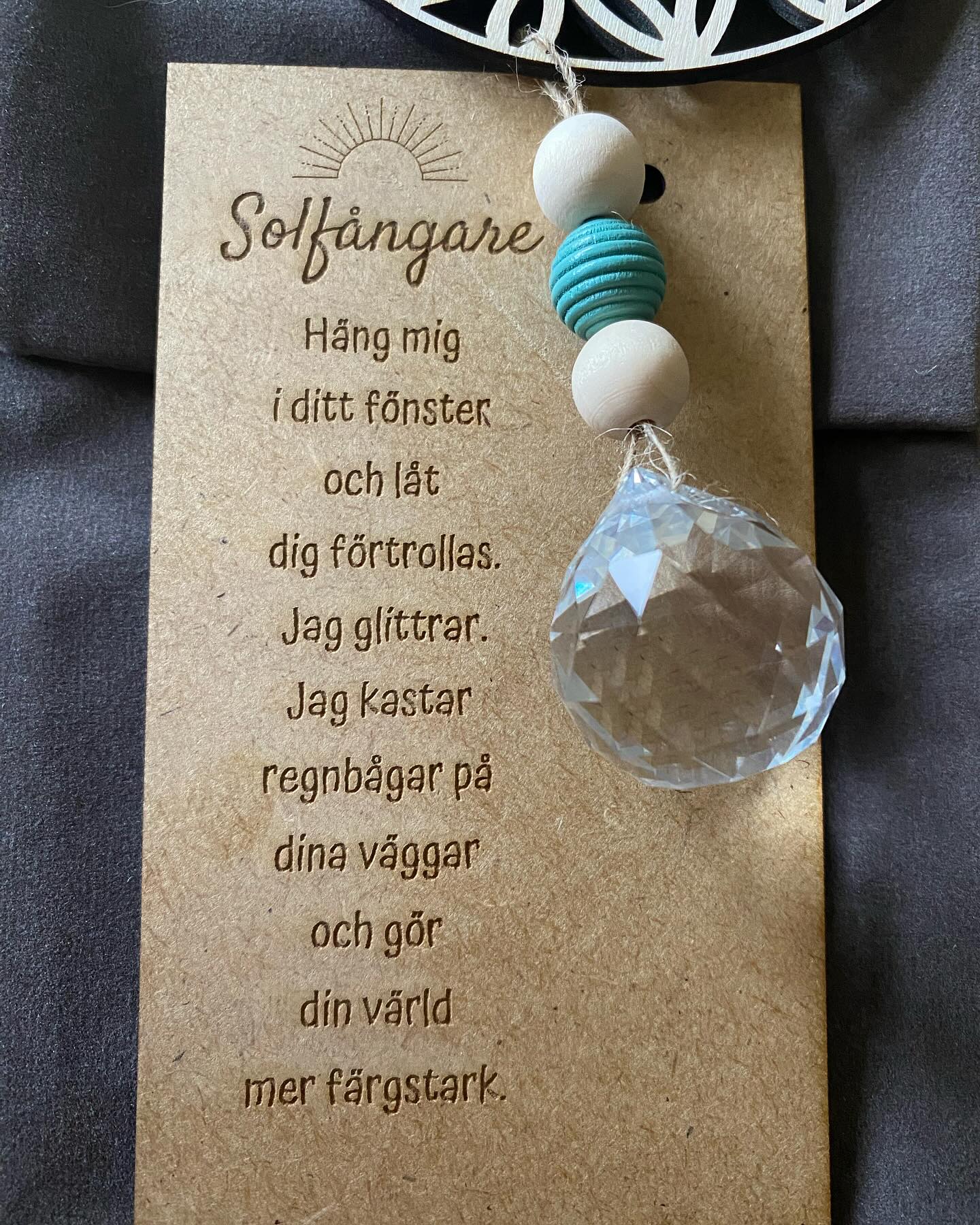 Solfångare Livets Blomma - handgjorda