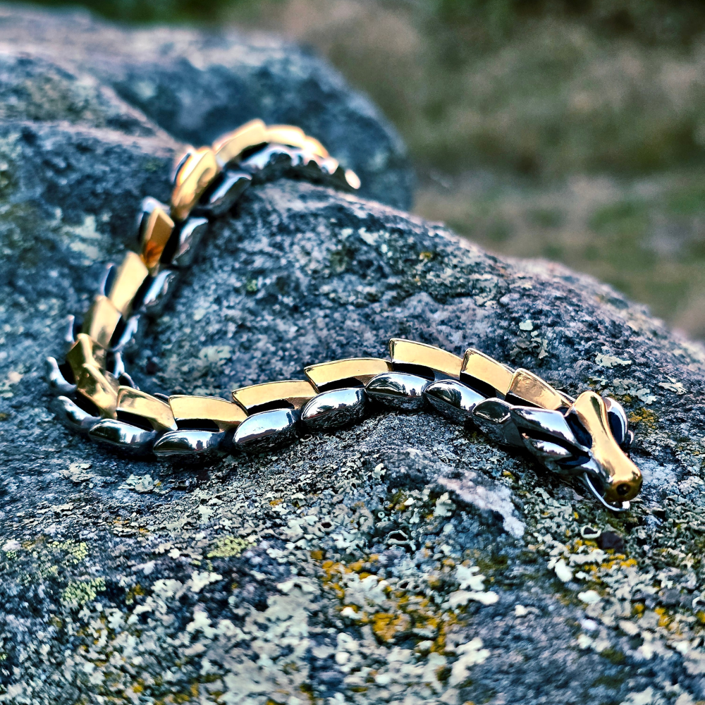 Bracelet “Dragon Massive” (Dual Tone)