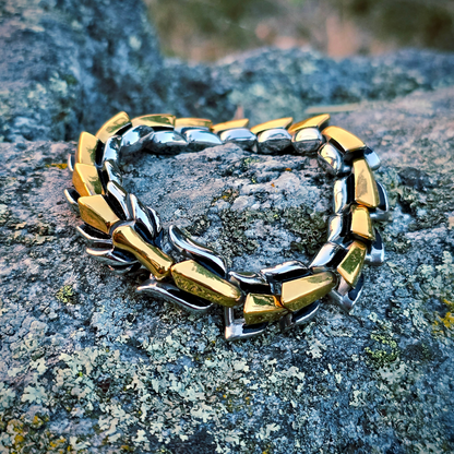 Bracelet “Dragon Massive” (Dual Tone)
