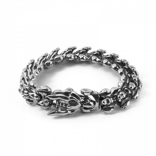 Armband "Drakeben" Silver