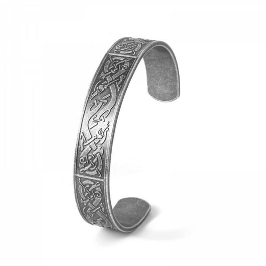 Nordisk Antik Armring - Silver