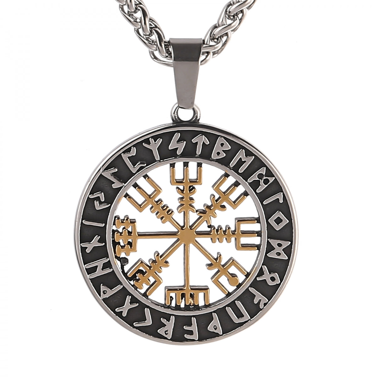Vikingahalsband „Runkompass Vegvisir“