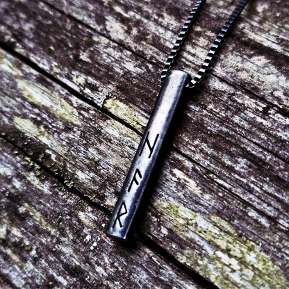 Halskette „Norse Bar Amulet Antique“