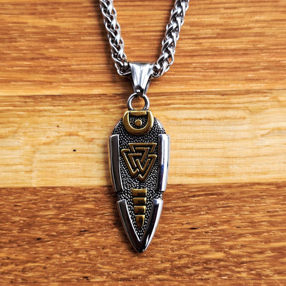 Necklace "Valknut-Arrowhead"