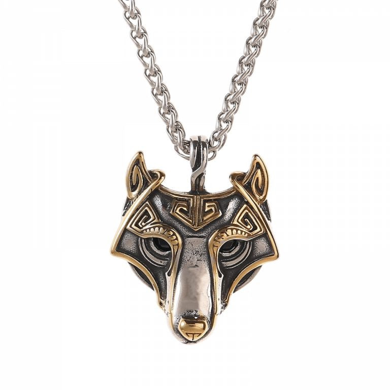 Wolf Necklace “Freki Legacy” (Dual Tone)