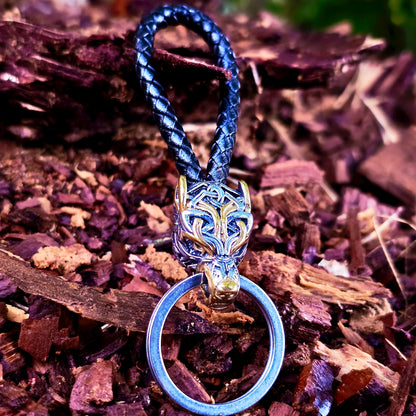 Keychain Freki – Asgard Knot (Dualtone)