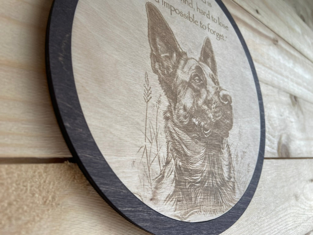 Bild "Jag älskar hundar" &amp; Text