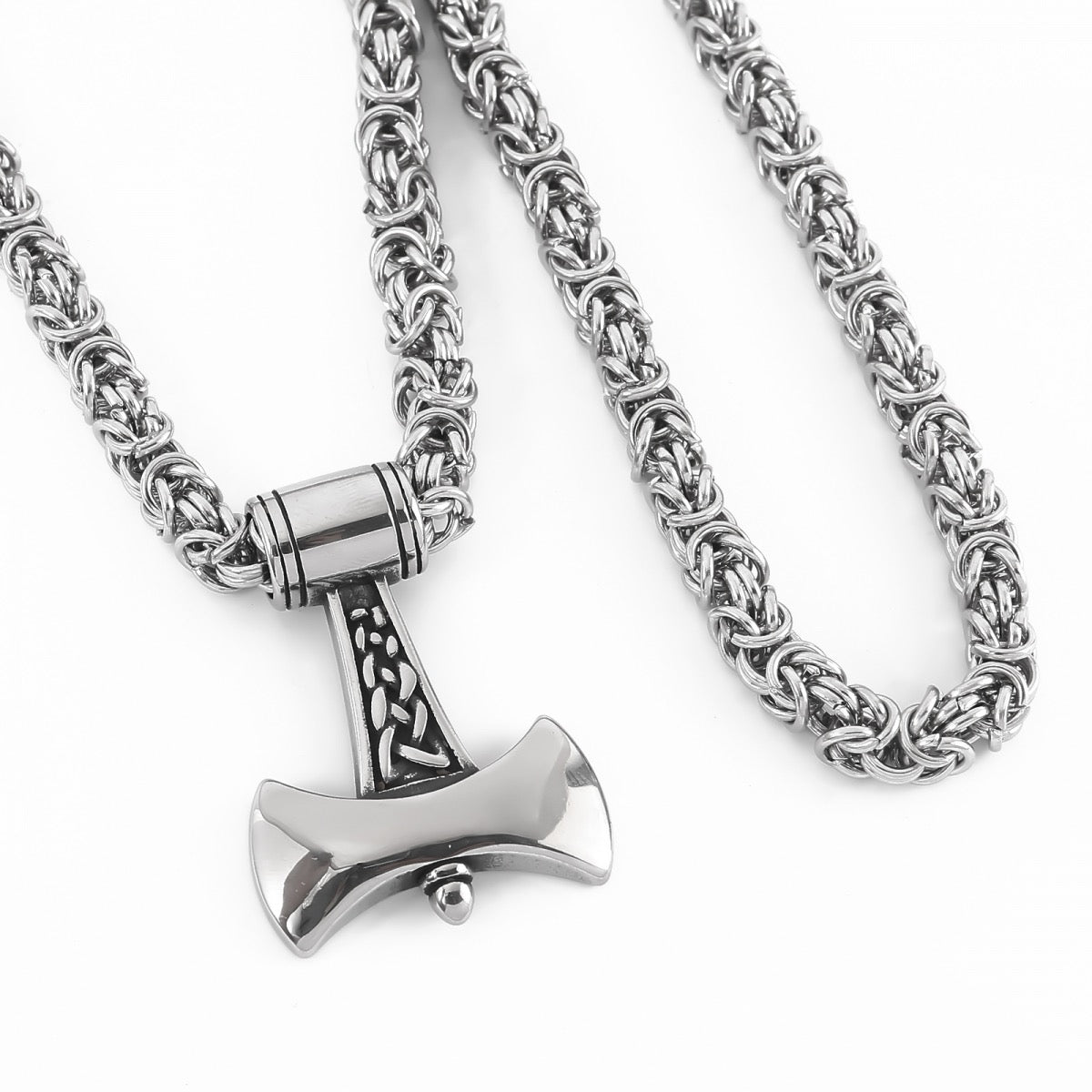 King Chain Halskette "Mjölner Sleek"