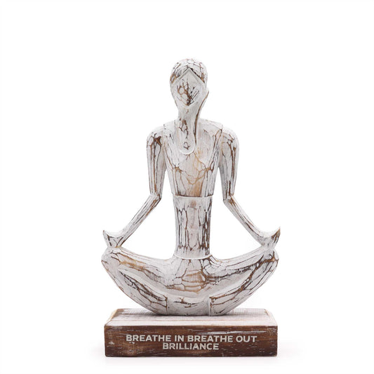 Yogafigur "Breathe in, breathe out"