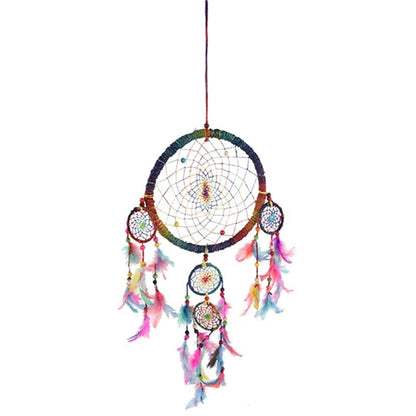 Drömfångare Hampa Flerfärgad L