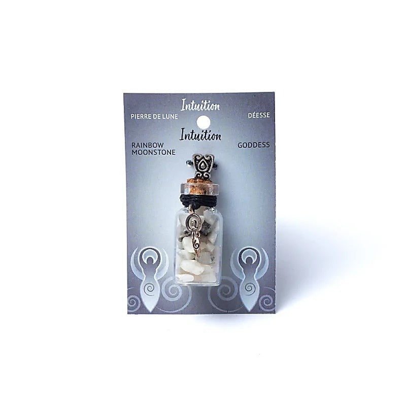 Presentflaska i glas med Ädelstenar - olika typer