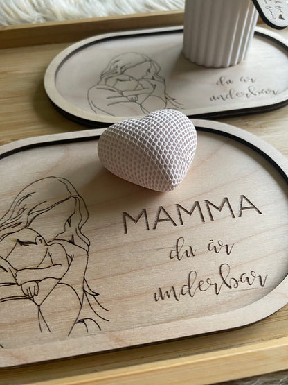 Bricka "Du är underbar"