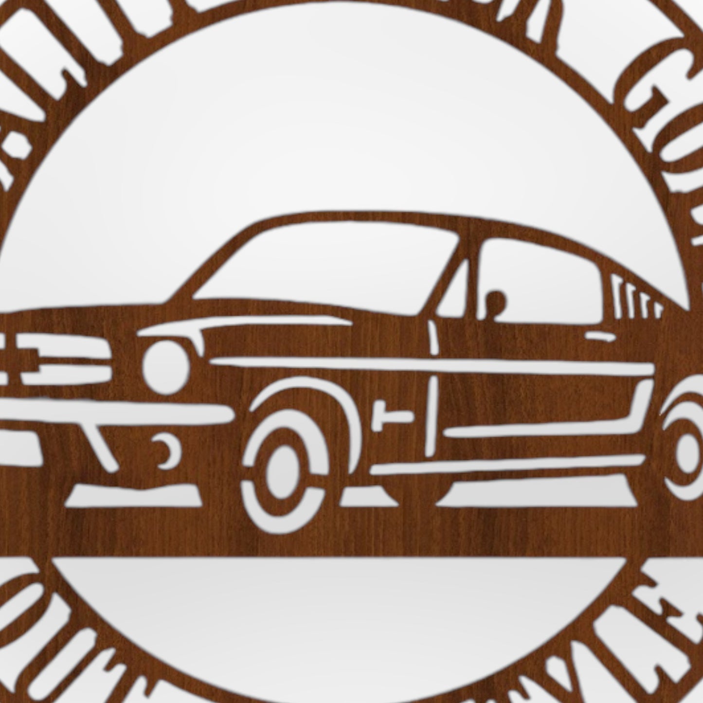 🏎️ Väggdekoration – "Kvalitet går aldrig ur modet" 🛠️✨