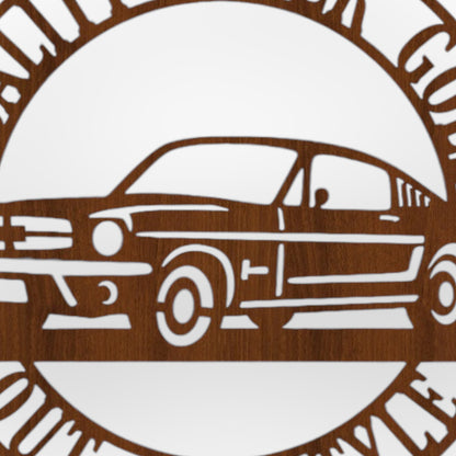 🏎️ Väggdekoration – "Kvalitet går aldrig ur modet" 🛠️✨