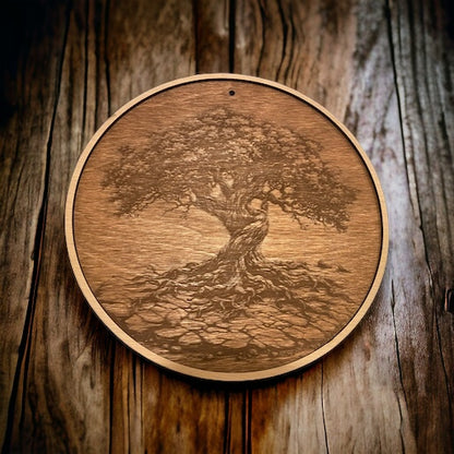 Väggdekoration "Livets träd" med ram