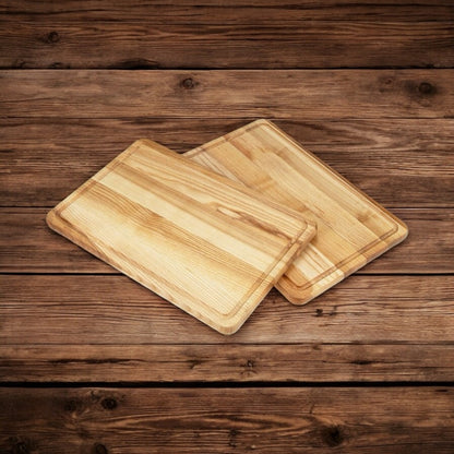 Skärbräda i kärnaske oljad - 45x30cm