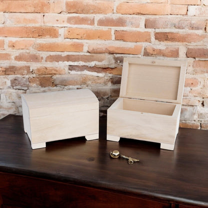 Skattkista av gran - olika storlekar