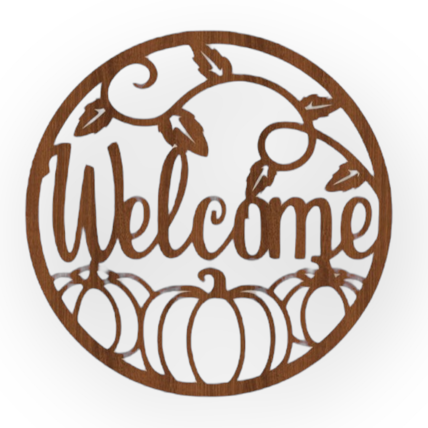 Välkommen Skylt "Höst med pumpor"