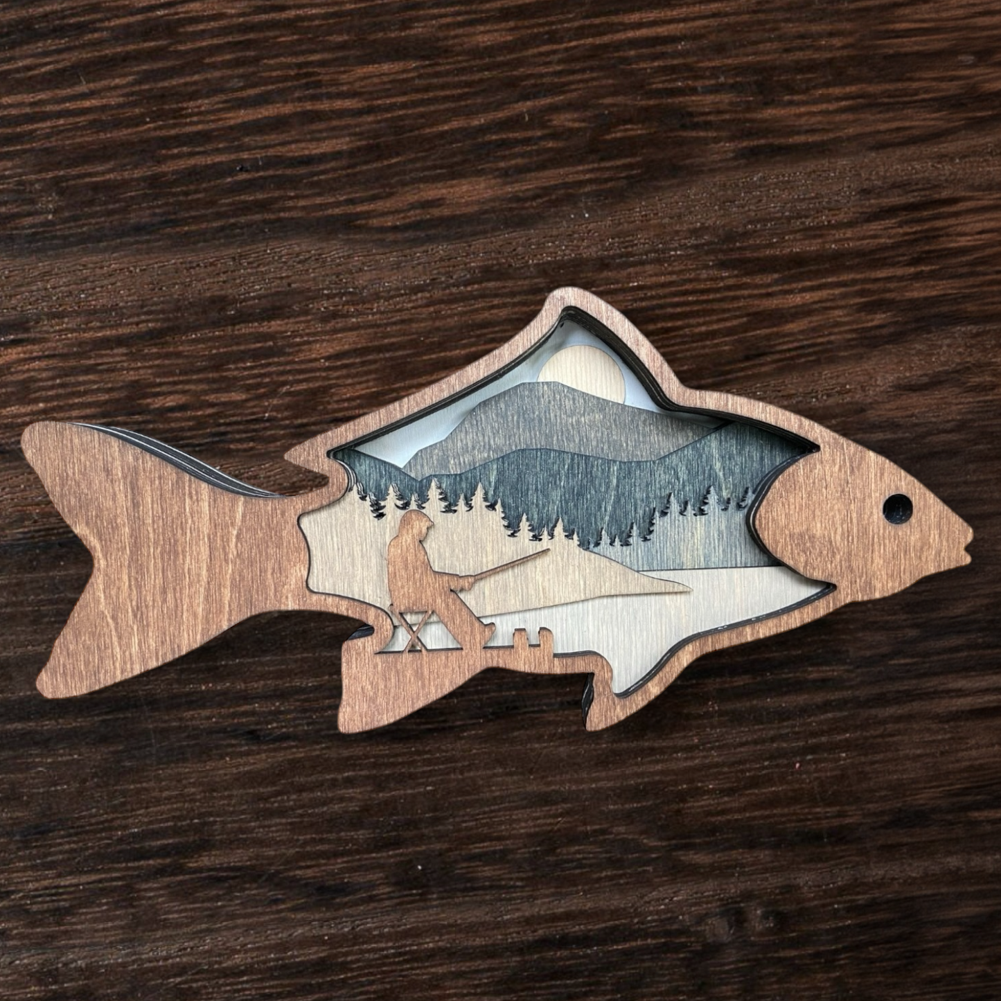 Flerskiktad "Avslappnat fiske"