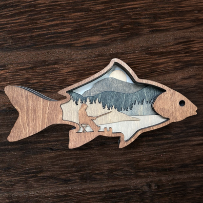 Flerskiktad "Avslappnat fiske"