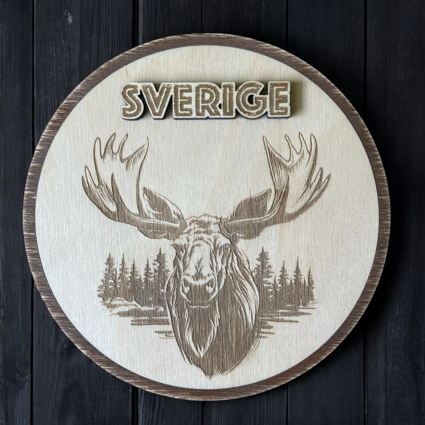 Bild med oljad ramn "Nordens Majestät"