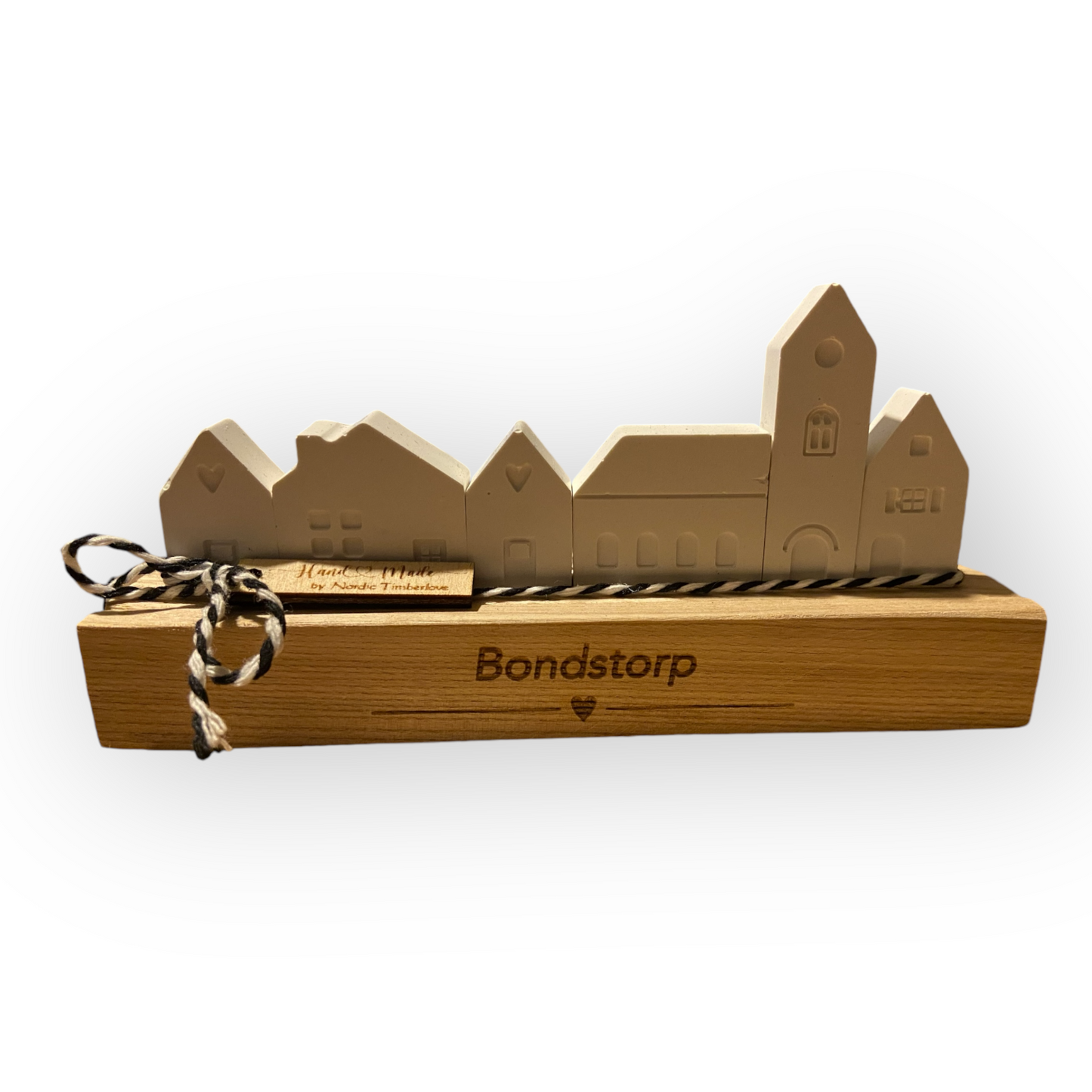 Miniatyr-stadsrad på trä