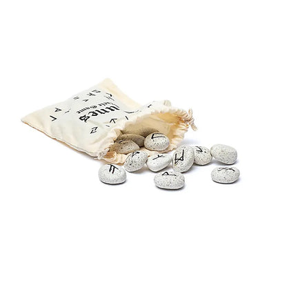 Runor Orakelset - Keramik i Bomullspåse