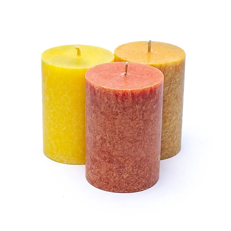 Stearinljusset "SUNSET" i 3-pack ”Yogi &amp; Yogini”