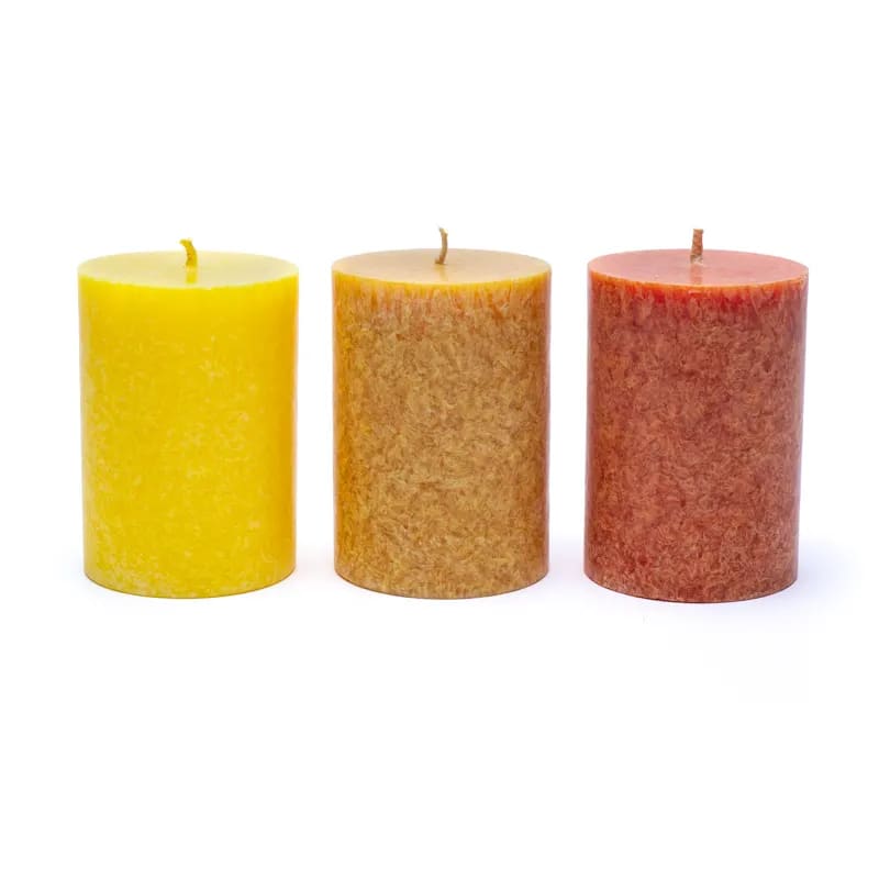 Stearinljusset "SUNSET" i 3-pack ”Yogi &amp; Yogini”