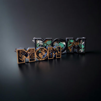 Trädekoration "Mom" Flerlager