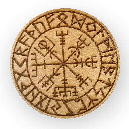 Glasunderlägg "Nordic Rune Coasters"