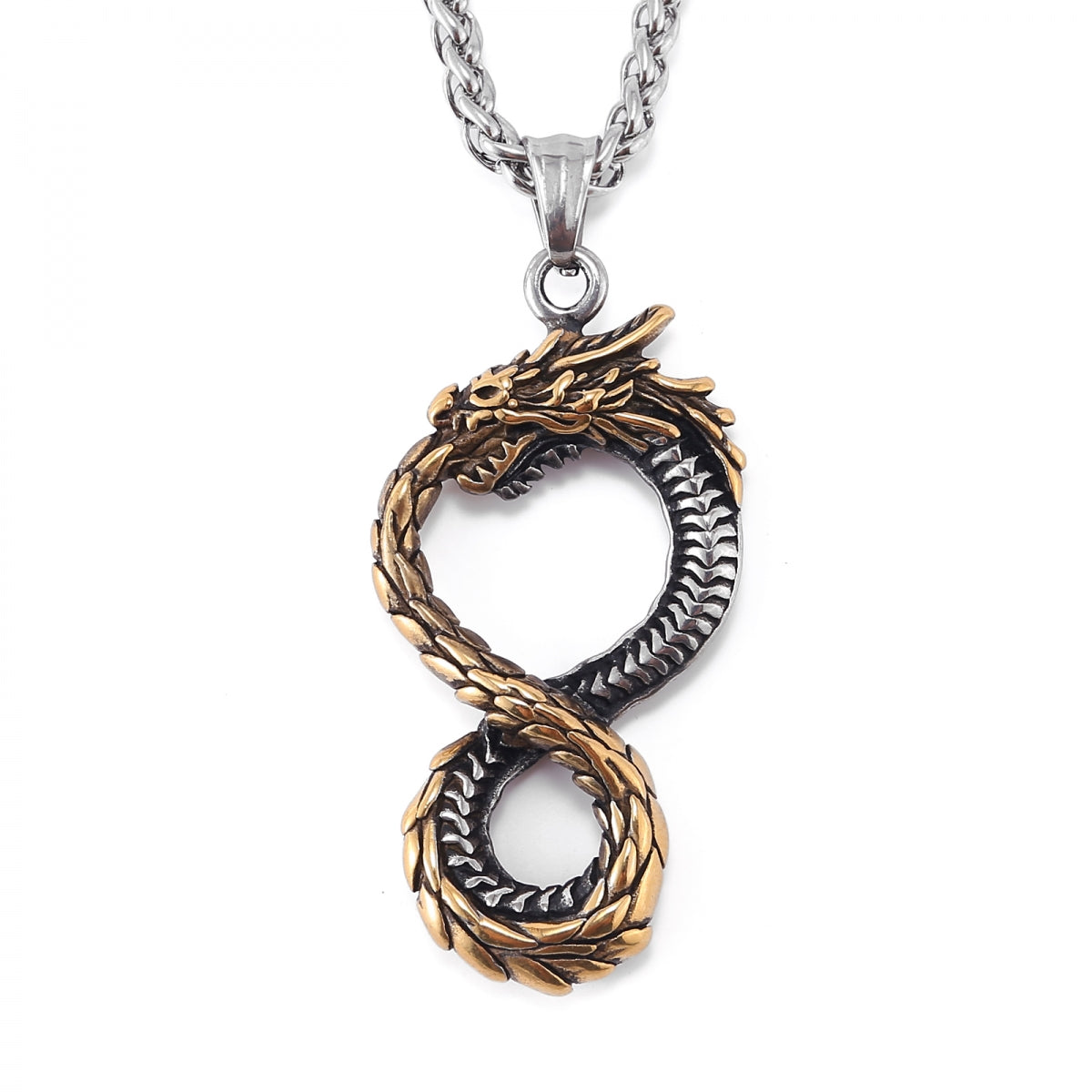 Necklace “Jörmungandr the Midgard Serpent” (Dual Tone)